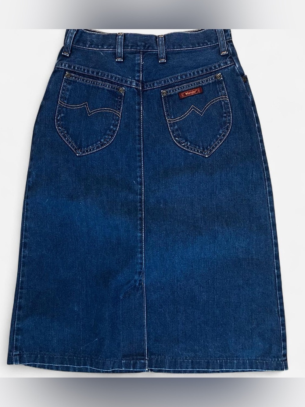 Vintage 80’s 🐎 Wrangler High Waisted Denim Skirt.